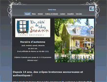 Tablet Screenshot of creperiechezswann.com